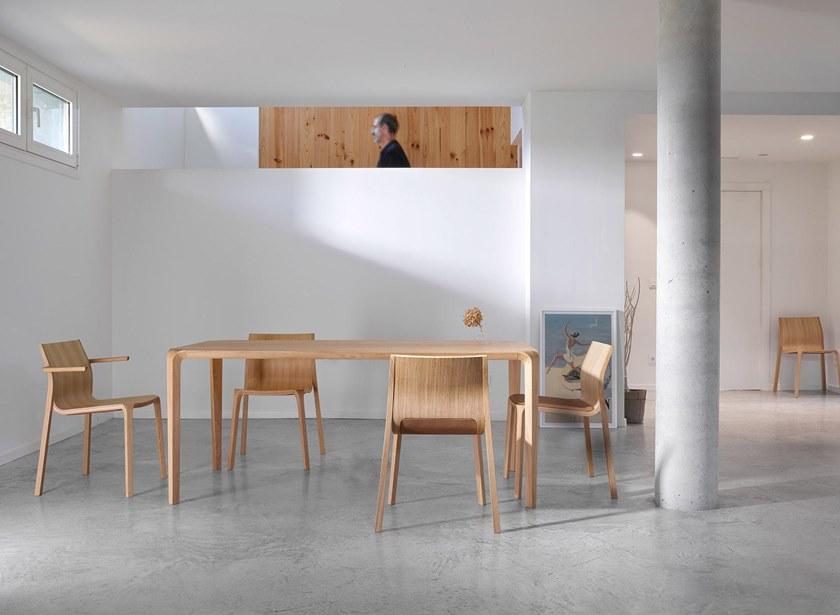 ONDARRETA Штабелируемый деревянный стул Silu sun-id-1474673 - Вид №12