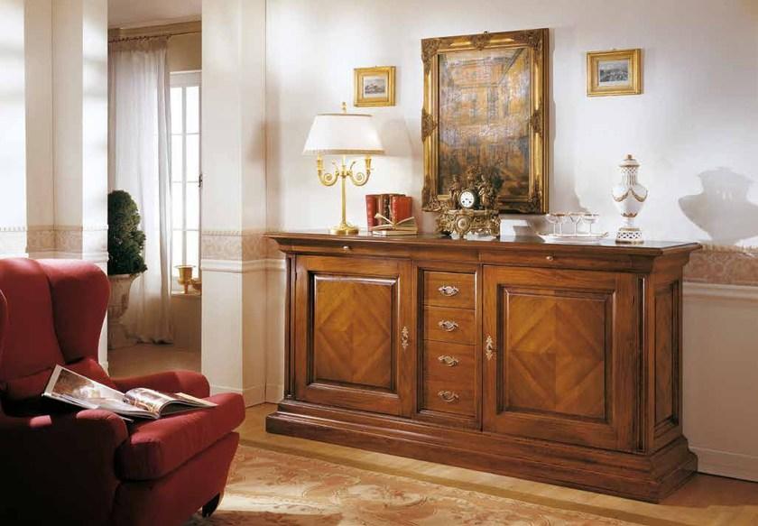 Arvestyle Буфет из массива дерева с распашными дверцами с ящиками Stile Ks-e500 - Вид №2