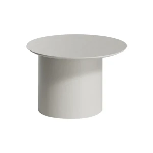91313273 Журнальный столик круглый Ellipse furniture со смещенным основанием 60x60x41 см серо-бежевый STLM-1448314