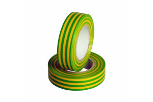 16834351 Изолента 0,15х15 мм 20 м желто-зеленый 1005007 VKL electric