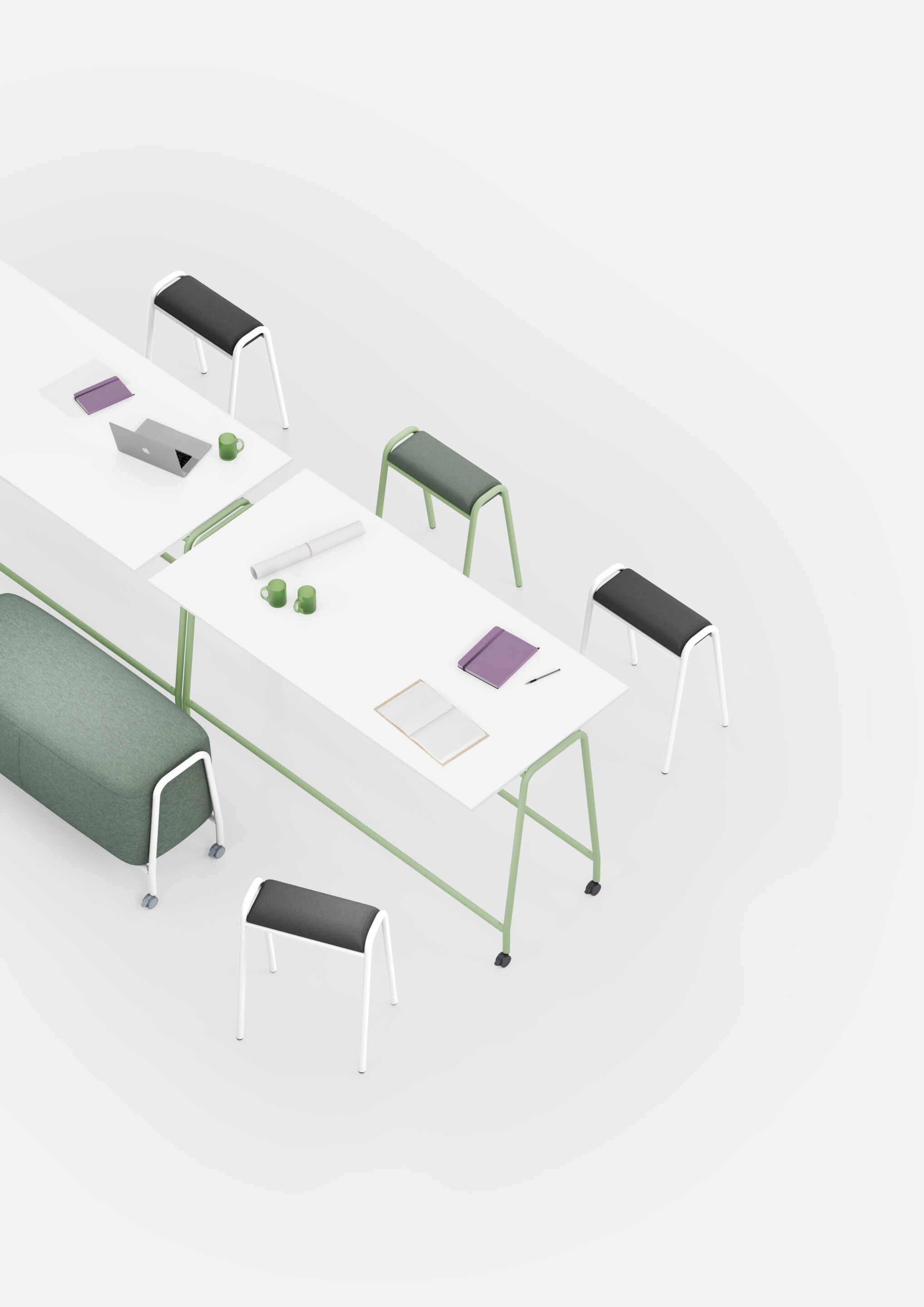 Тканевый офисный стул IBEBI Boss ARCH-00133019 - Вид №2