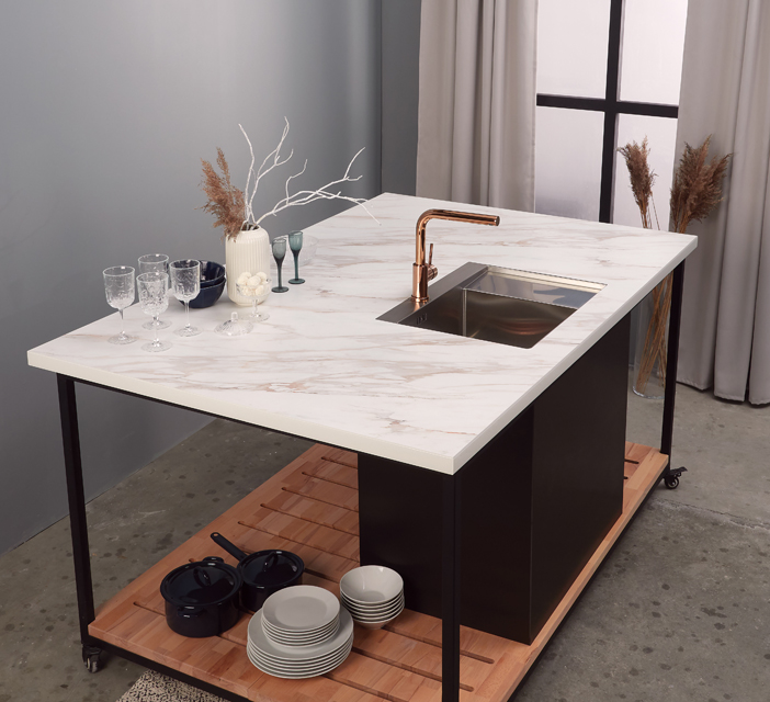 Столешницы для кухни - Мрамор Эрмитаж LIGRON LIST359 2137 - Вид №9