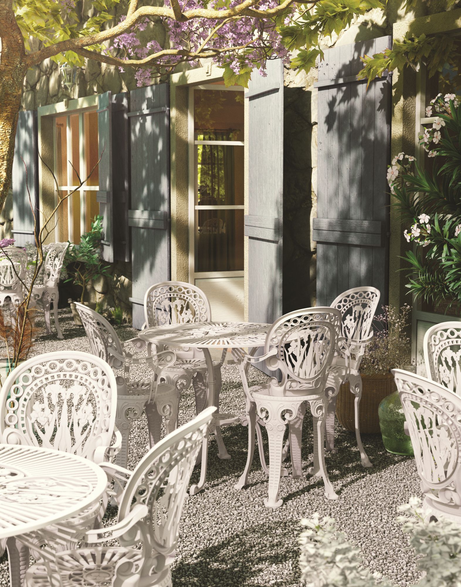 Алюминиевый садовый стул с подлокотниками FAST Omnia Selection ARCH-00137006 - Вид №2