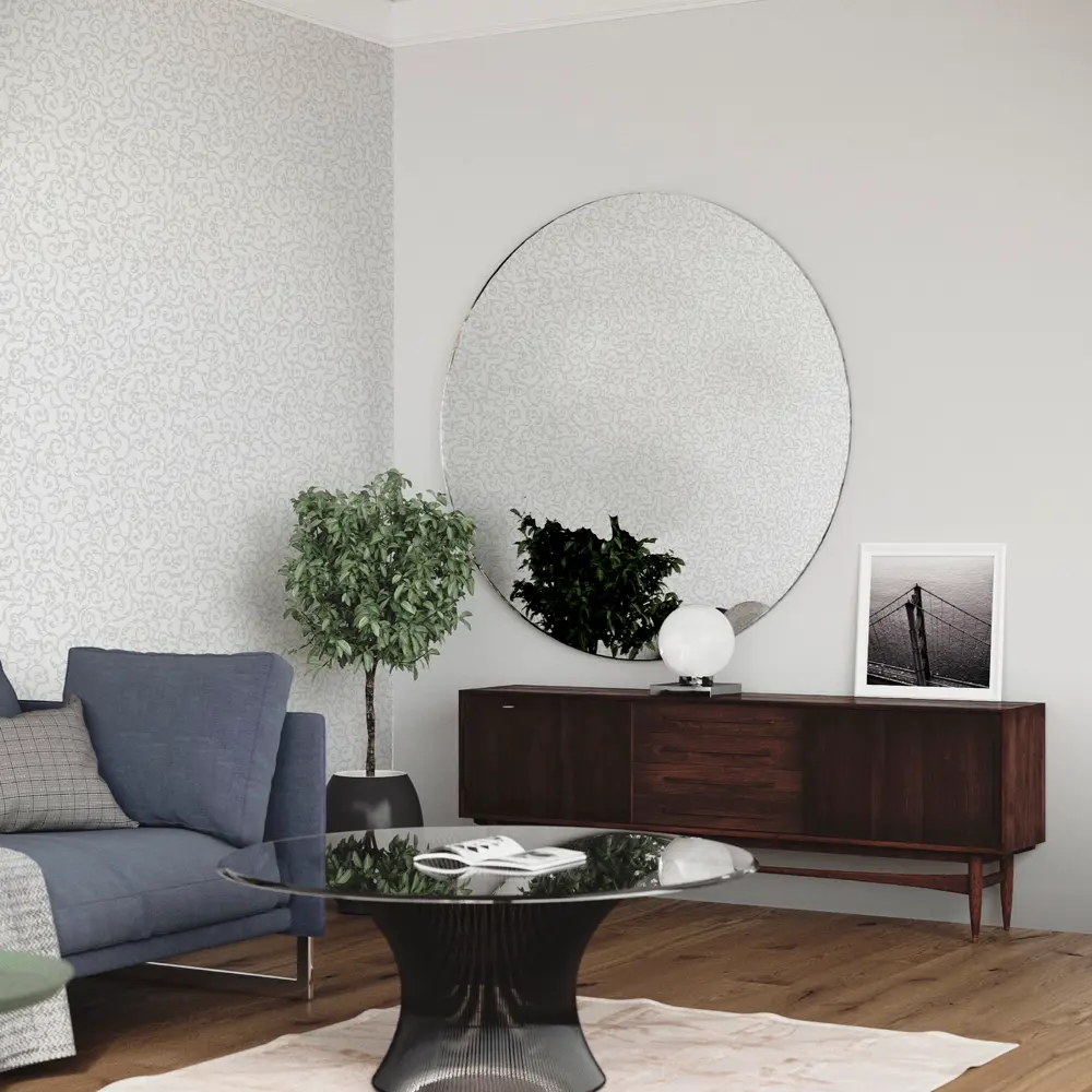 Обои флизелиновые Euro Decor Chloe серые 1.06 м 6008-11 STLM-2001417 - Вид №3