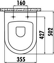 TP325-11CB00E-0000 Унитаз подвесной Creavit  - Вид №2