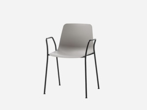 Штабелируемый стул из полипропилена с подлокотниками