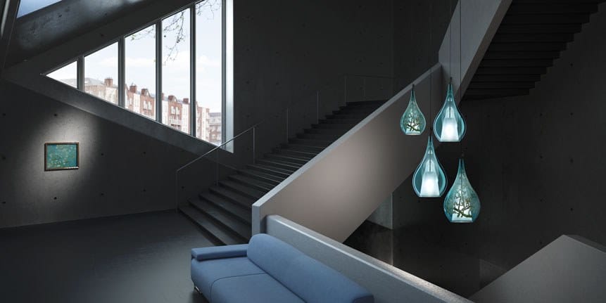 Подвесной светильник из дутого стекла Cangini & Tucci Zoe Van Gogh ARCH-00046516 - Вид №3