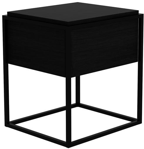 Ethnicraft Прямоугольная прикроватная тумбочка из дуба с ящиками Monolit 26869/26868/26870 - Вид №4