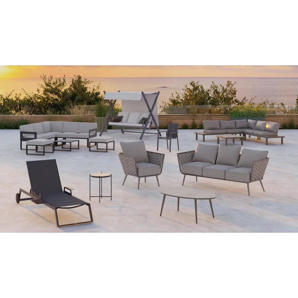 Naterial Odyssea — садовые качели для троих с регулируемым тентом 84855720 STLM-0963500 - Вид №21