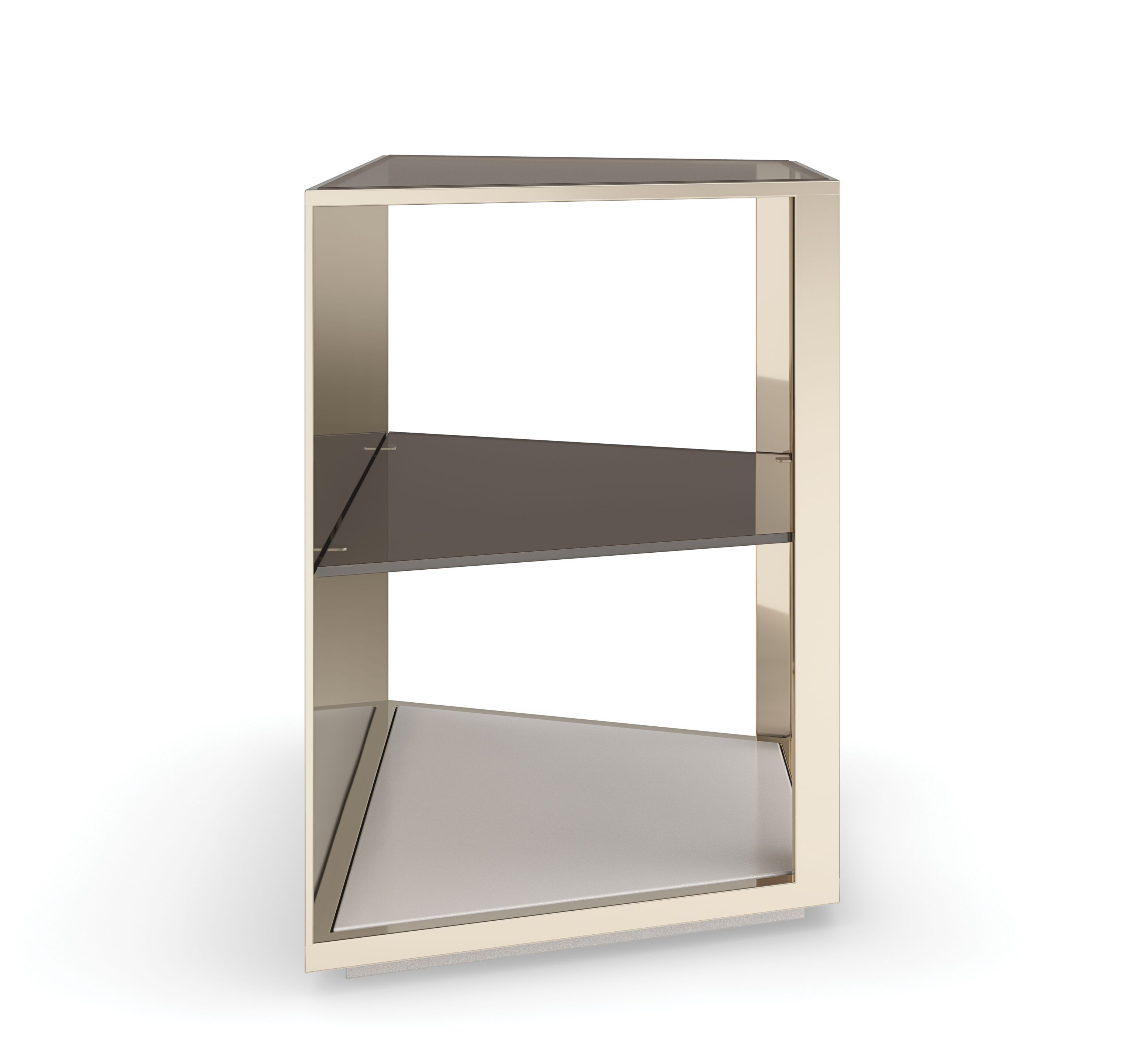 Высокий журнальный столик из зеркального стекла Caracole REFRACTION ARCH-00098922 - Вид №4