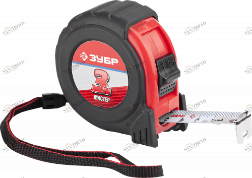 Рулетка Зубр Мастер 3мх19мм обрезиненный корпус 8244