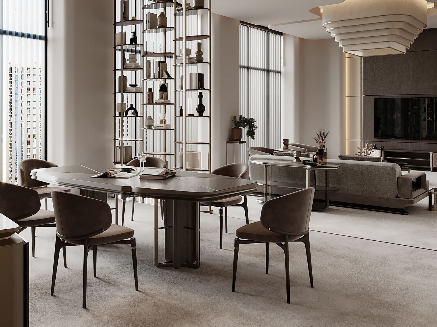 Прямоугольный обеденный стол Zebrano Афина ARCH-00071972 - Вид №4