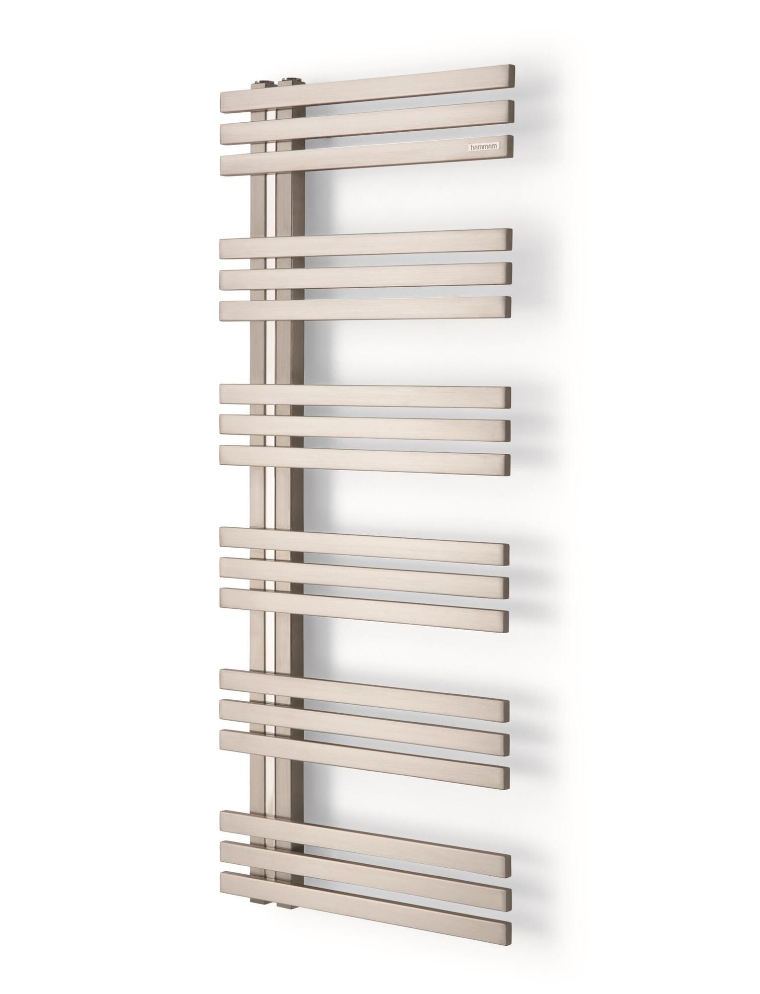 Полотенцесушитель Hammam UNO Stainless steel  комбинированный; электрический или водяной Сталь  - Вид №26