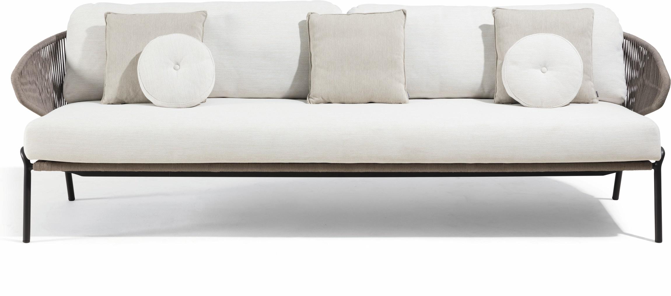 MNST326 3 мест. диван фиксированный лава бронза Manutti Radius - Вид №1