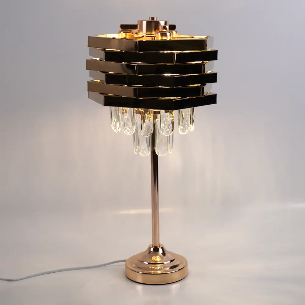 Настольная лампа Estares Rose цвет золото STLM-2118685