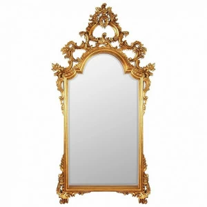 Зеркало-арка 123х65 см античное золото Pretty Gold ART-ZERKALO ДИЗАЙНЕРСКИЕ 00-3884106 Зеркальный;золото