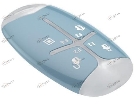 INIM ELECTRONICS Двухсторонний радиоключ с 4 кнопками в современном дизайне Air 2 sun-id-1356361