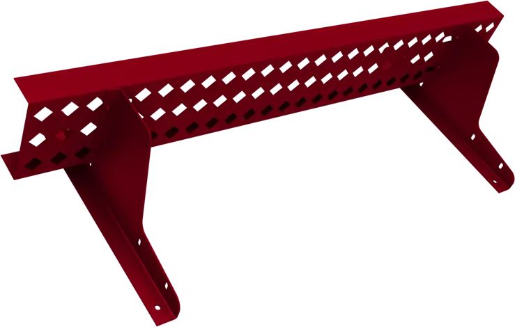91246819 Снегозадержатель решетчатый Upforming ромб 3шт х 1м RAL 3005 красный STLM-1015507