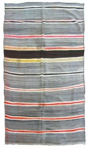 AFOLKI Ковер из шерсти в прямоугольную полоску Kilim Ta390be