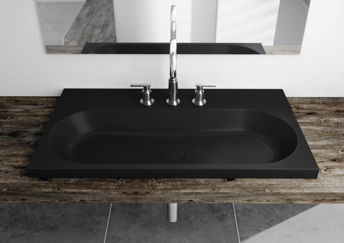 Умывальник KALDEWEI Сталь эмалированная 3056 294 черный матовый 100 30563319294 - Вид №5