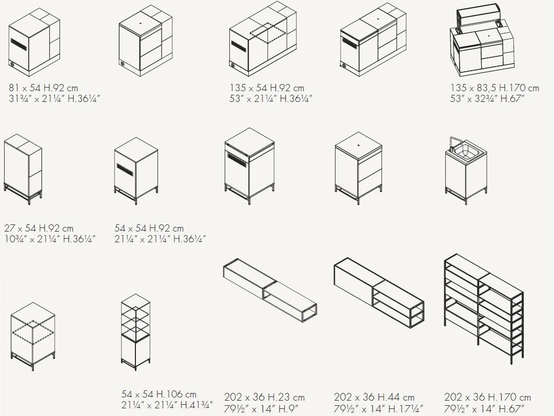 Bralco Мини-кухня с полуостровом Domomag sun-id-1447425 - Вид №7