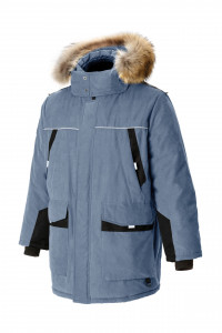 5047778 Куртка ПРОСТОР утепленная деним  Зимняя спецодежда  размер 48-50/170-176