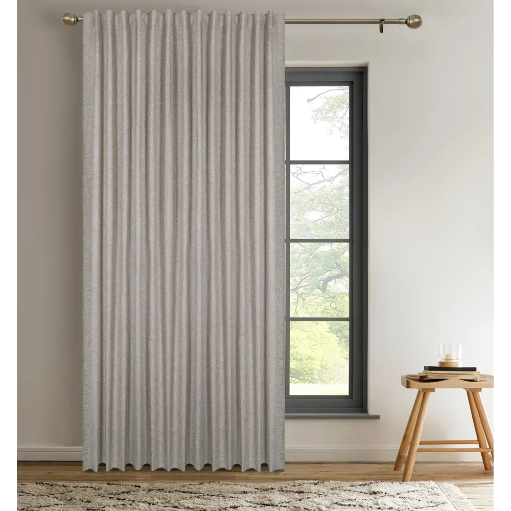 Штора на ленте Мари 200x270 см цвет бежевый СТОЛИЦА ТЕКСТИЛЯ STLM-2014327