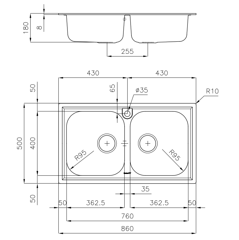 1974460 Раковина FM - 1974 460 Fosterspa  - Вид №1