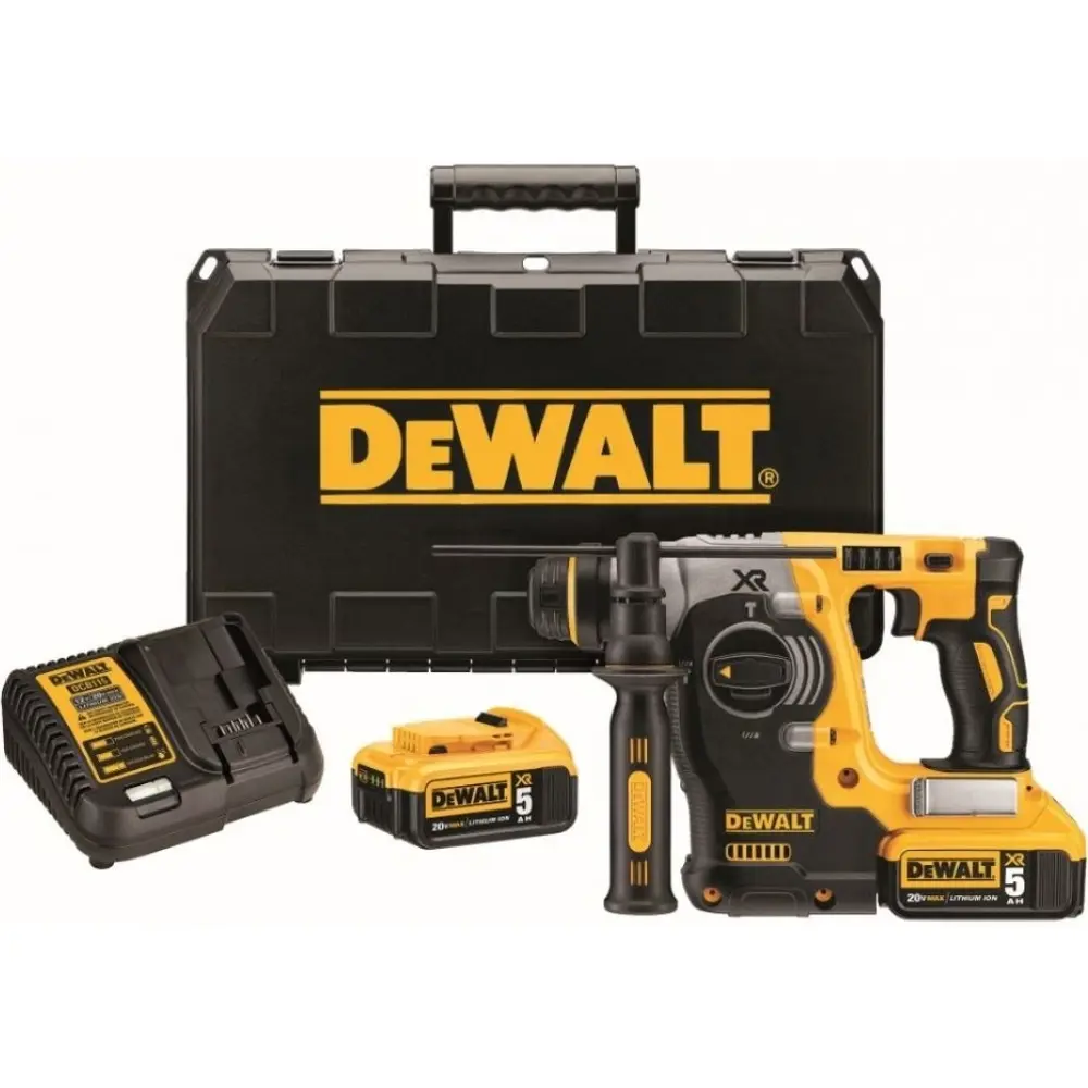 Аккумуляторный перфоратор SDS-plus Dewalt 18 В 2x5 Ач, 2.1 Дж 82041414 STLM-2047362 