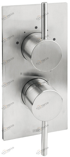 FIR Italia Наружная часть для встраиваемого настенного смесителя для душа  CLEOSTEEL 48 48.5018.8 