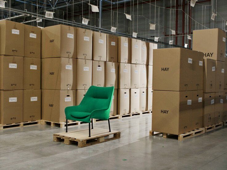 Тканевая мягкая прямоугольная подставка для ног Hay O2 ARCH-00051460 - Вид №15