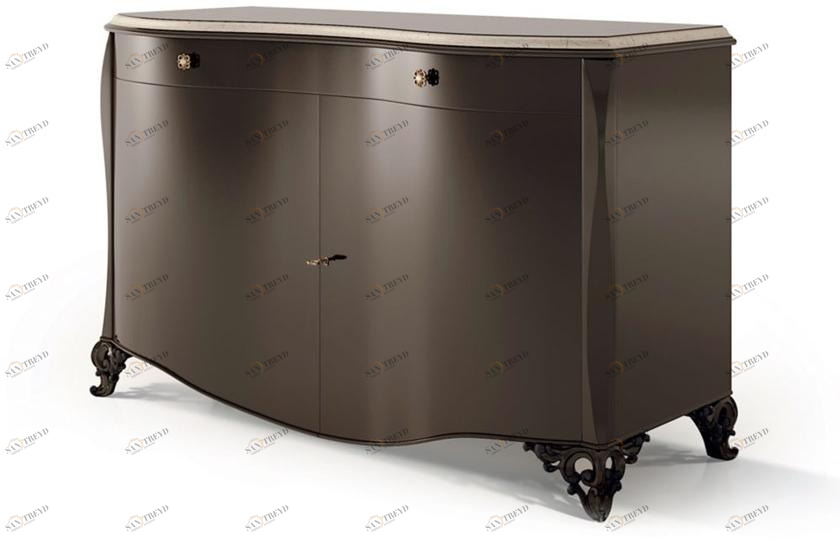 Carpanese Home Комод деревянный с распашными дверцами и ящиками Heritage 6207