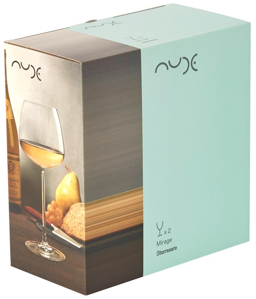 NUDE Набор из двух хрустальных бокалов для белого вина Mirage sun-id-1506682 - Вид №3