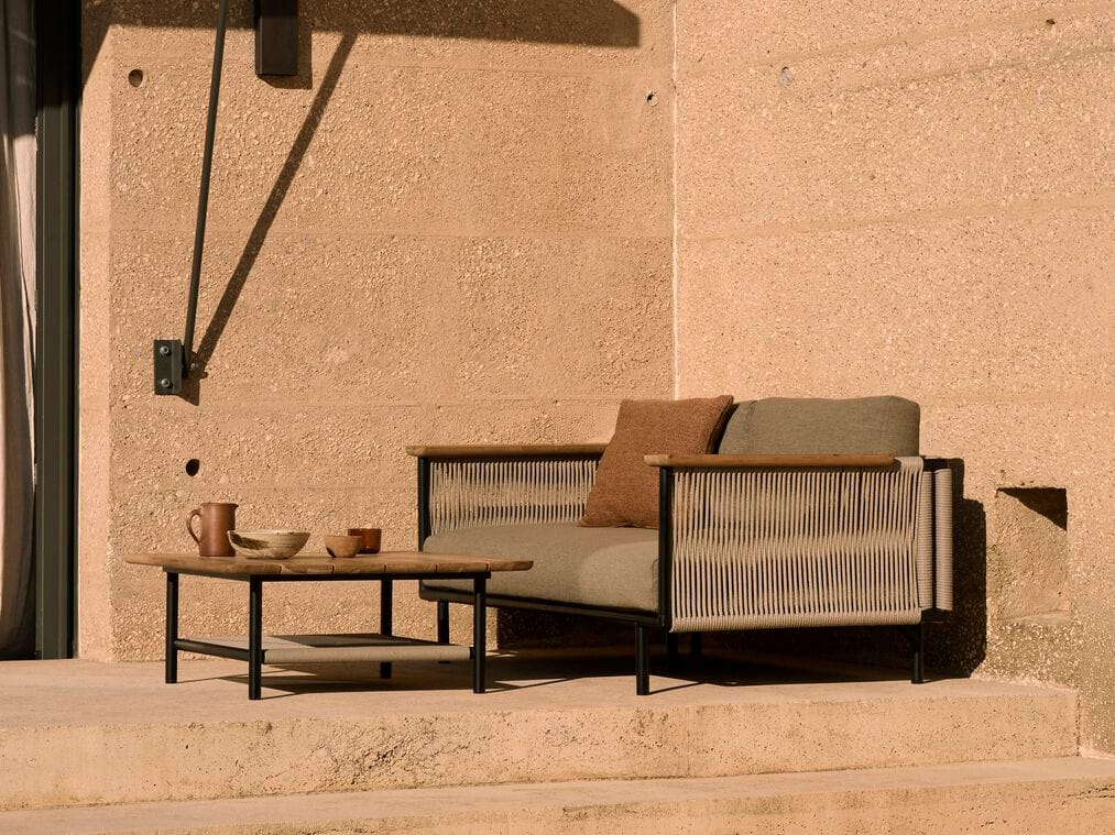 2-местный тканевый садовый диван Ethnicraft Corbey ARCH-00135153 - Вид №5