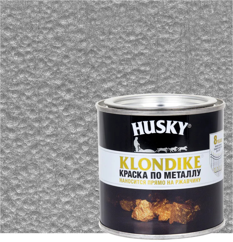 Husky Klondike - молотковая краска по металлу с защитой от ржавчины 84391777