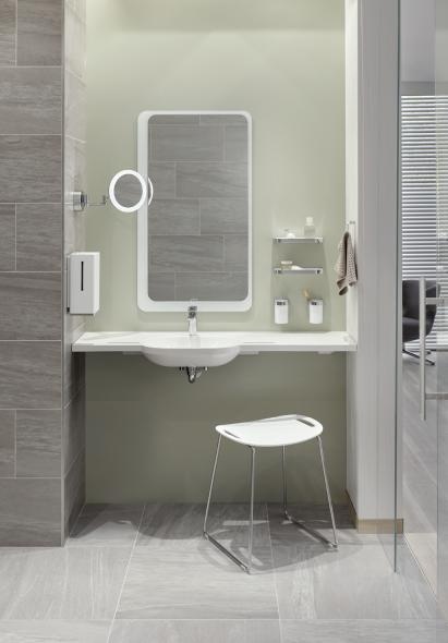 800.04.11045 Стеклянная кружка с держателем HEWI USA Produkte  - Вид №3