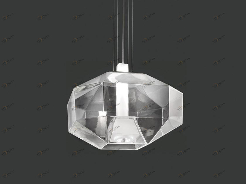 Vetreria Vistosi Led подвесной светильник с прямым светом из дутого стекла Stone sun-id-1463179