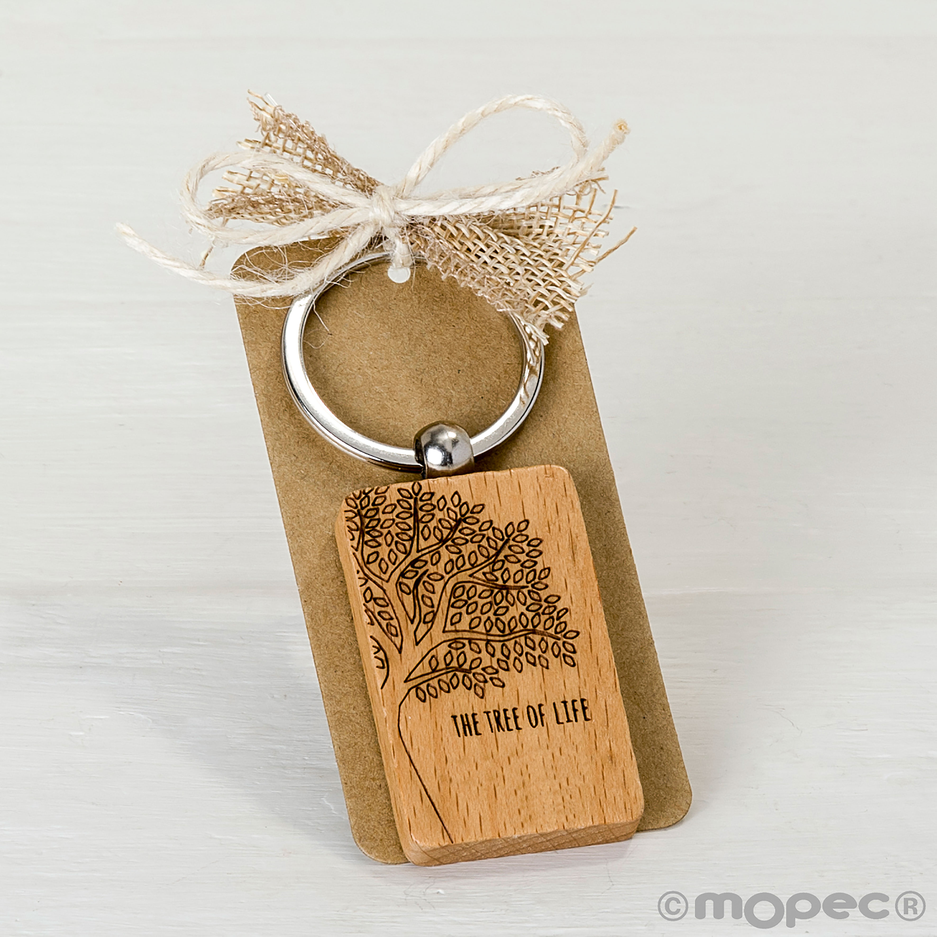 MWA10 Деревянный брелок 'древо жизни' Dekoraniaevents Bodas  - Вид №1