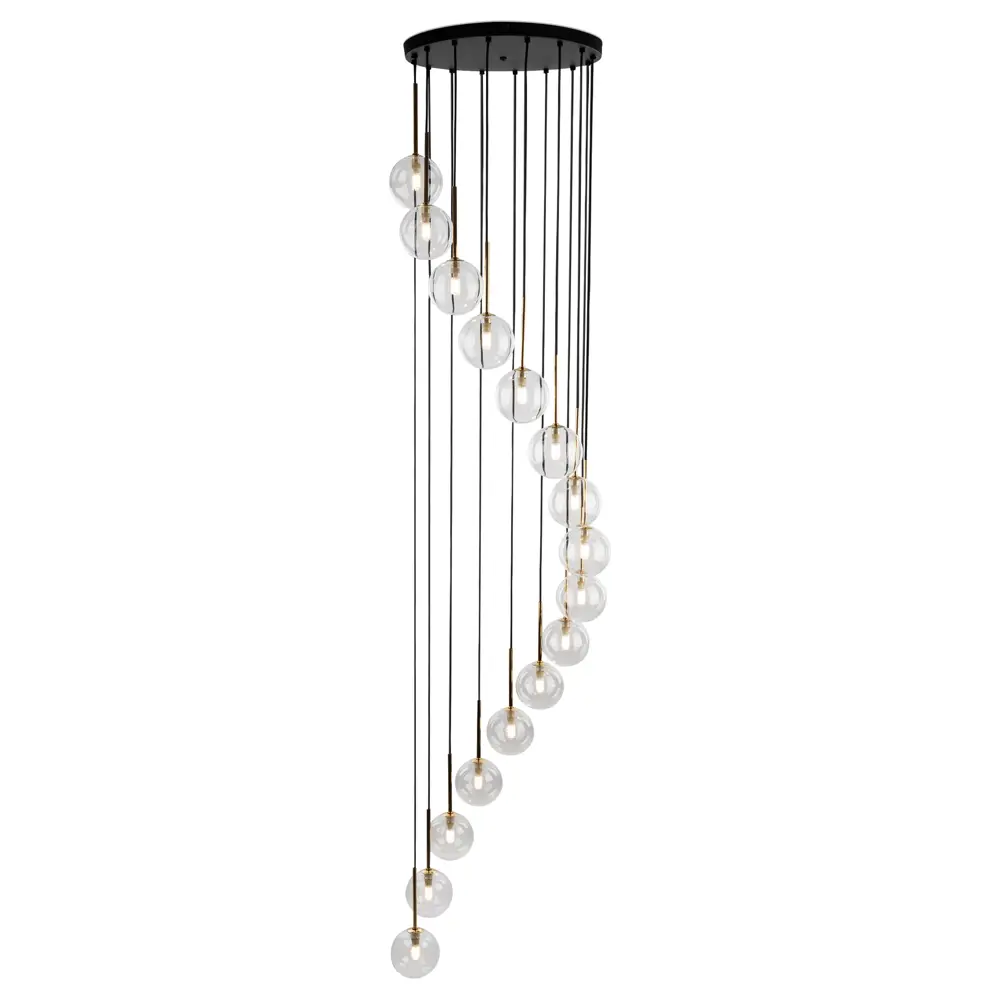 Люстра потолочная Aurora 10182 16 ламп 20 м² цвет черный TK Lighting STLM-2060482 - Вид №2