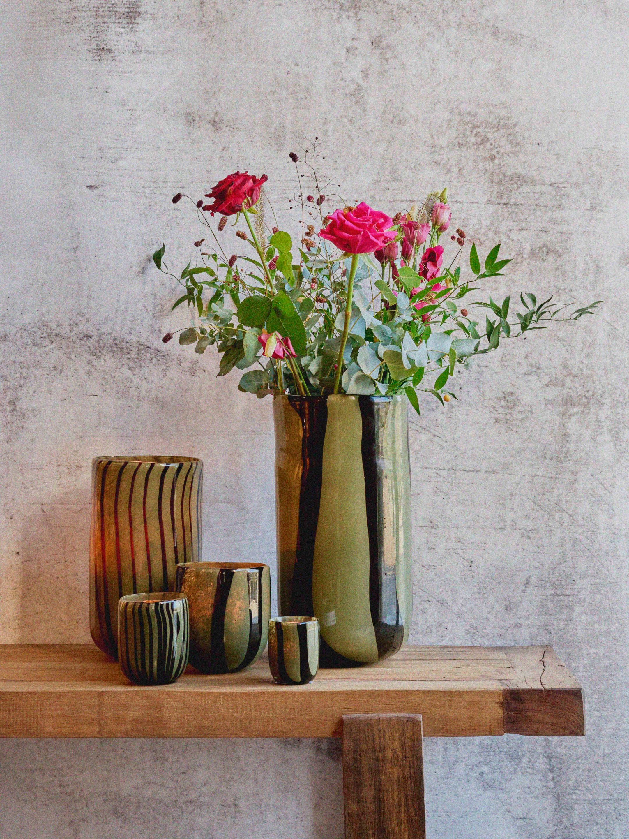 Круглая ваза из дутого стекла POMAX Канны ARCH-00042035 - Вид №33