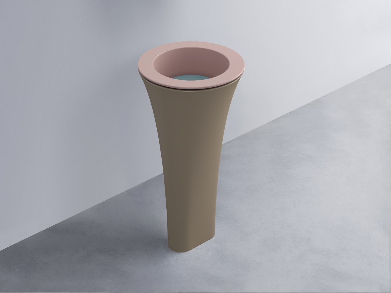 AMLA45-CP+AMPILT-PL+AMCOLT-AN Раковина Amedeo Tondo отдельностоящая cielo Enjoy + Amedeo Ceramica Cielo