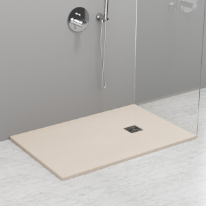 704065 Душевой поддон из минерального литья КРЕМОВЫЙ МАТОВЫЙ в комплекте с сифоном, Kerasan DOCCIA Италия