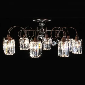 Потолочная люстра Citilux Синди CL330183 CITILUX ДИЗАЙНЕРСКИЕ, СИНДИ КОРИЧНЕВЫЙ 183112 Коричневый