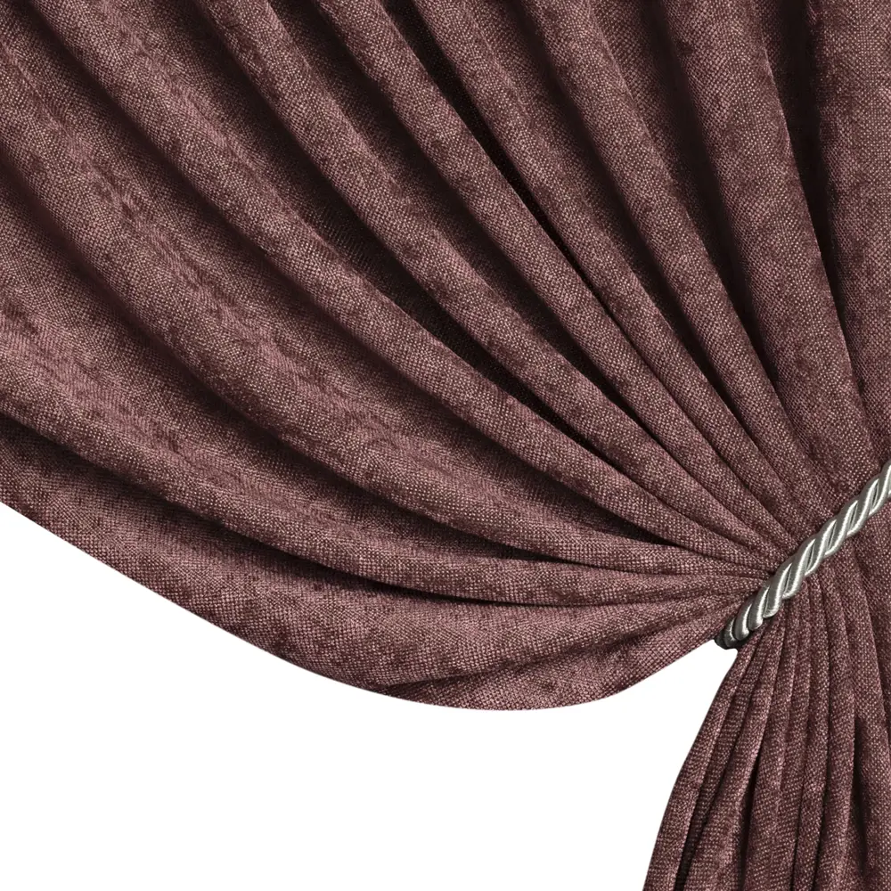 Ткань 1 м/п Однотонный шенилл 300 см цвет бордовый GARDEN STLM-2105278 - Вид №3