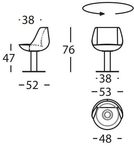 Sancal Мягкое кресло на тканевой жердочке Magnum sun-id-1507268 - Вид №2