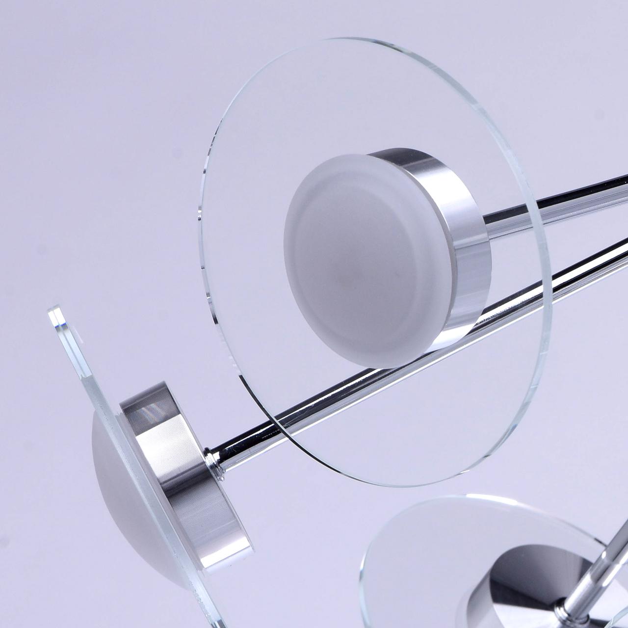 Потолочная люстра De Markt Граффити 18 678010912 DE MARKT ДИЗАЙНЕРСКИЕ, ГРАФФИТИ 183075 Хром  - Вид №2