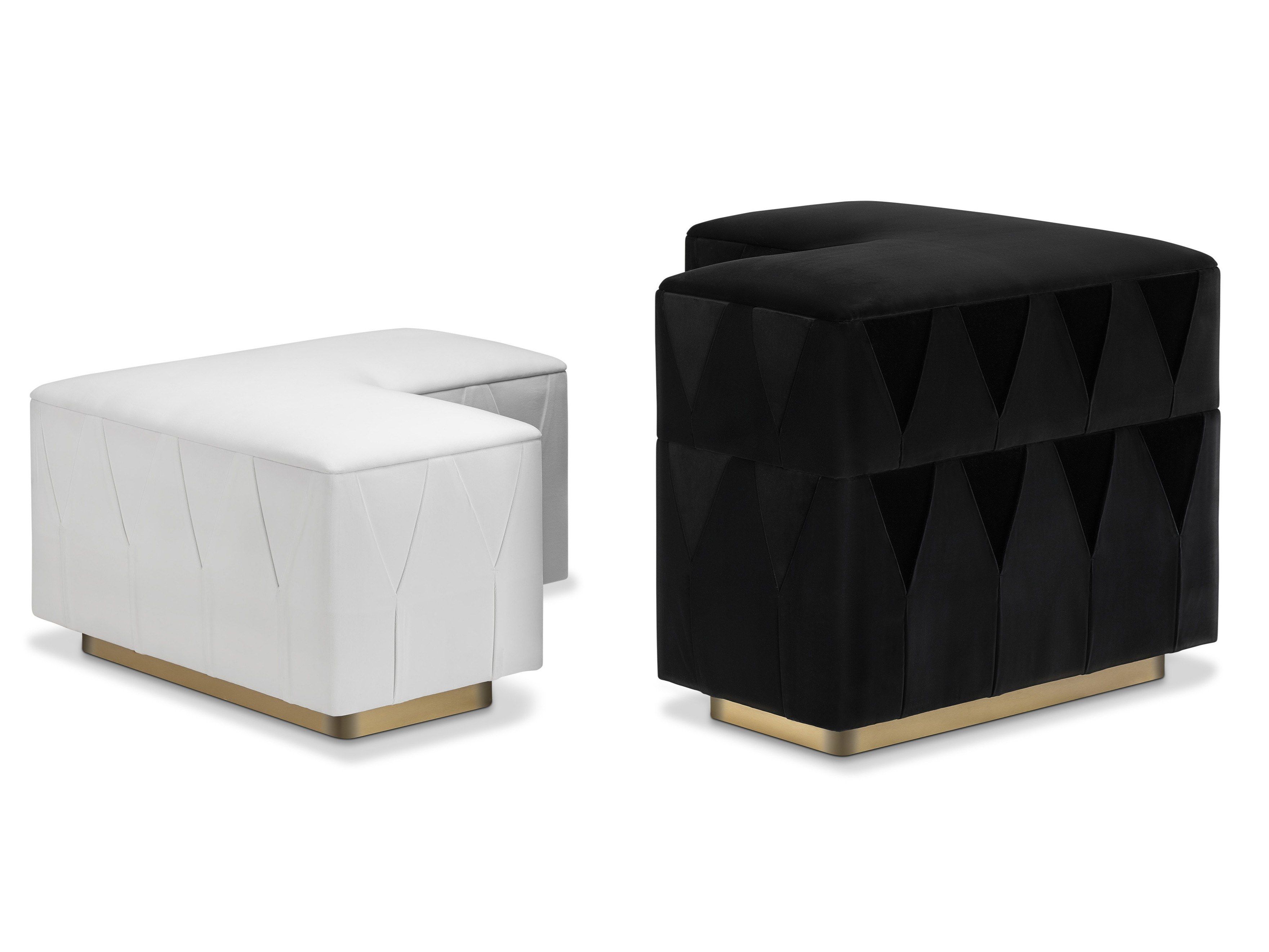 Бархатный пуф Munna YING YANG ARCH-00006731 - Вид №2