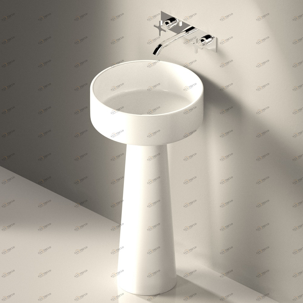 ACER1018FEXMAR Напольная раковина стоящая круглая Agape 