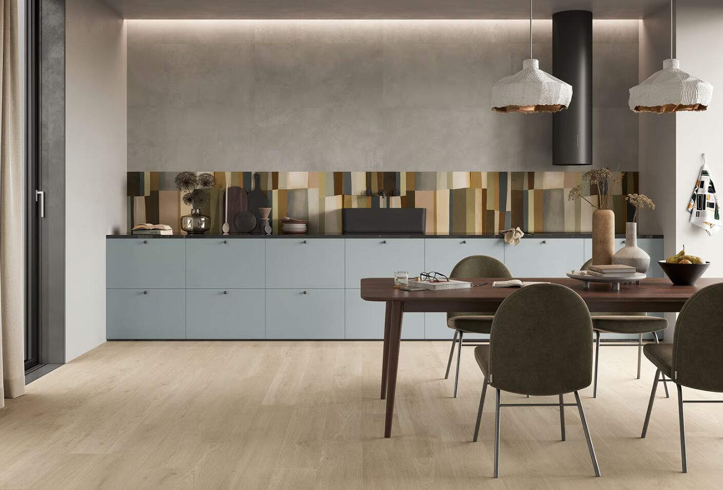 Пол / напольное покрытие из керамогранита с эффектом смолы Imola RETINA ARCH-00040652 - Вид №41