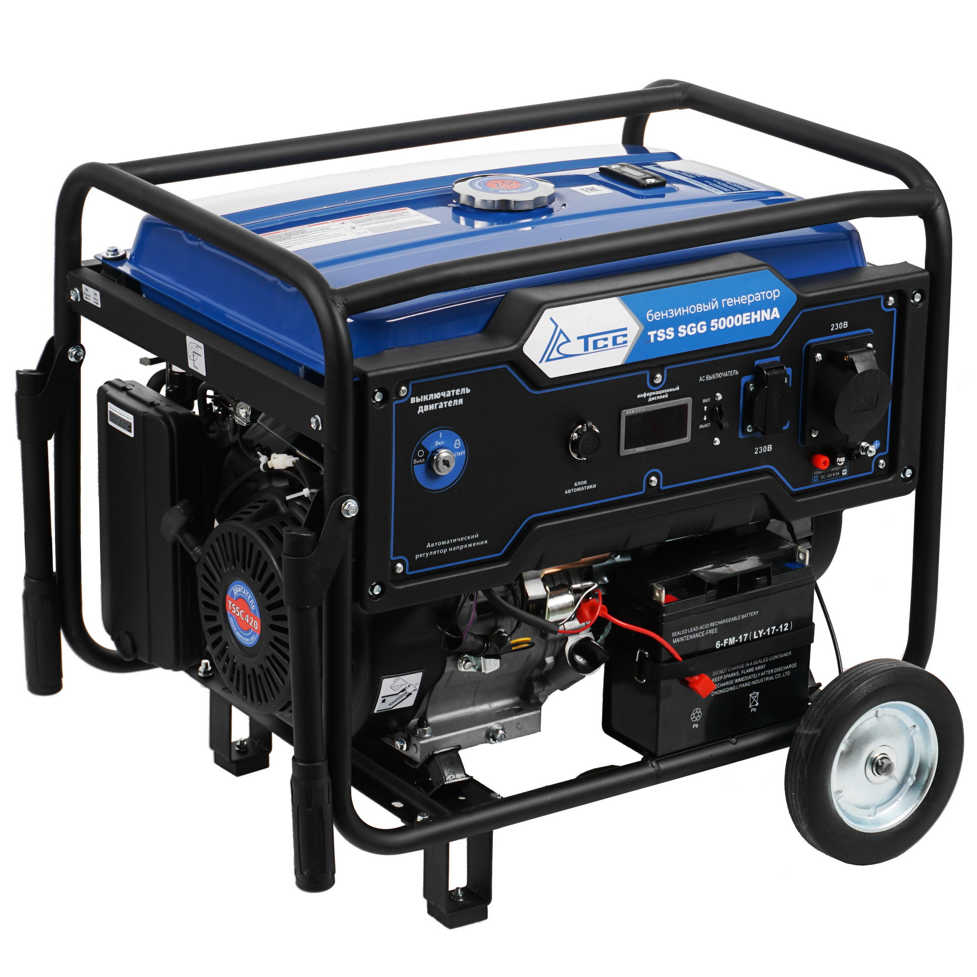 Электрогенератор   бензиновый ТСС SGG 5000EHNA 5411113 STDN-0014377